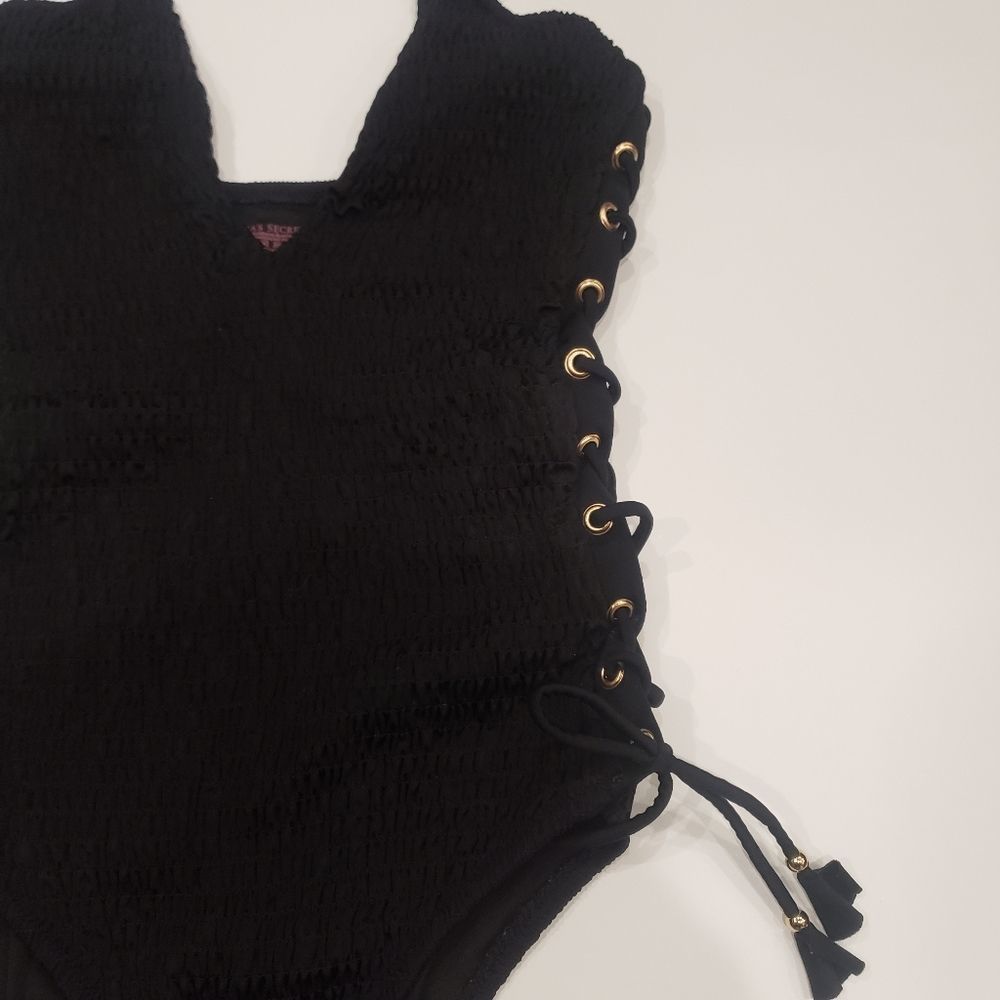 VS Ensenada Smocked Halter One-Piece Swim Suit - Picture 8 of 12